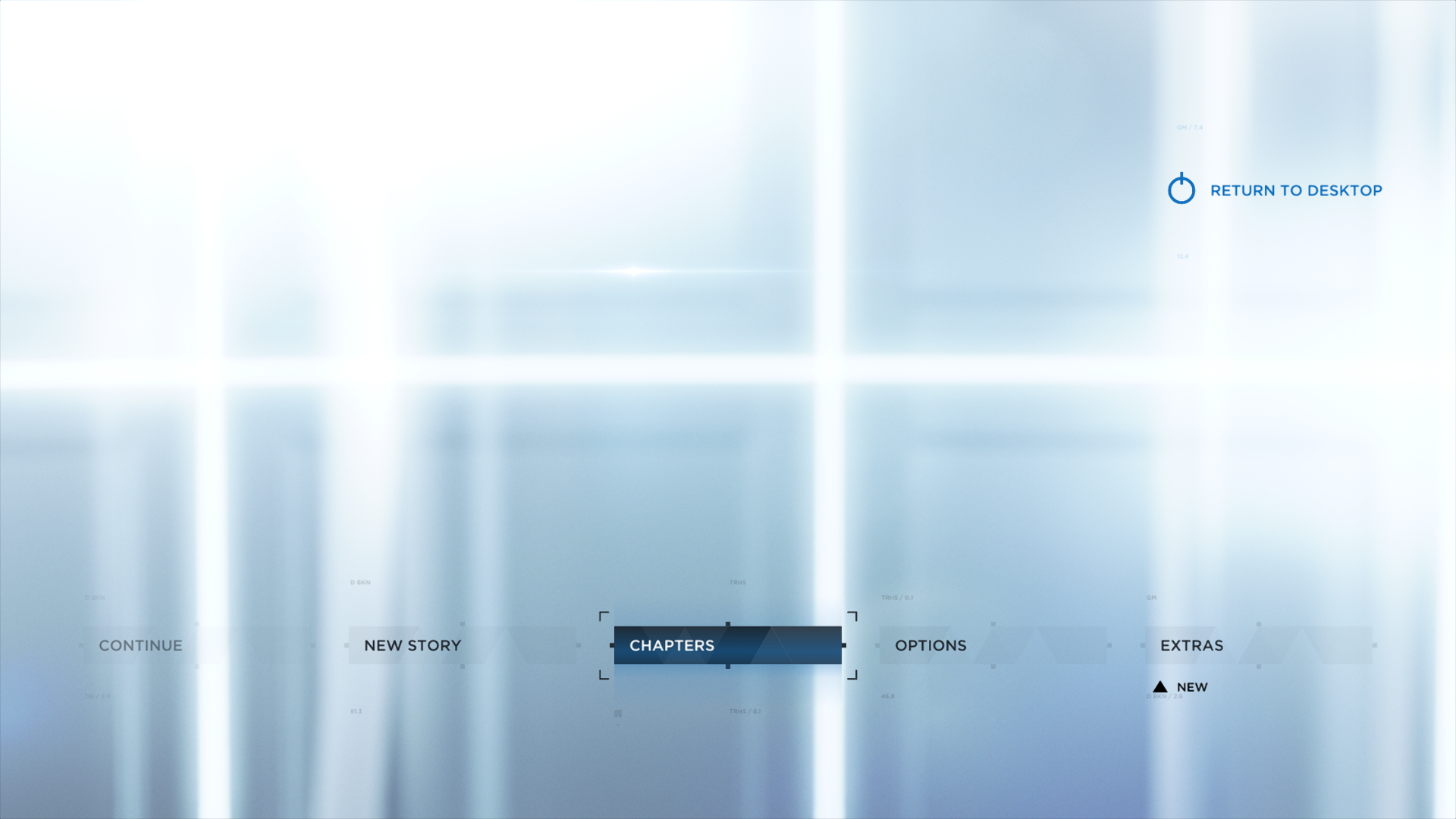 empty menu, chloe gone